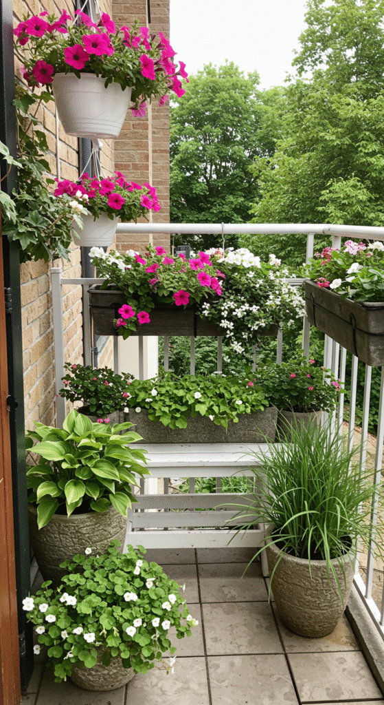 18 Deko Ideen Balkon & Pflanzen: Grüner Style für kleine Balkone ...