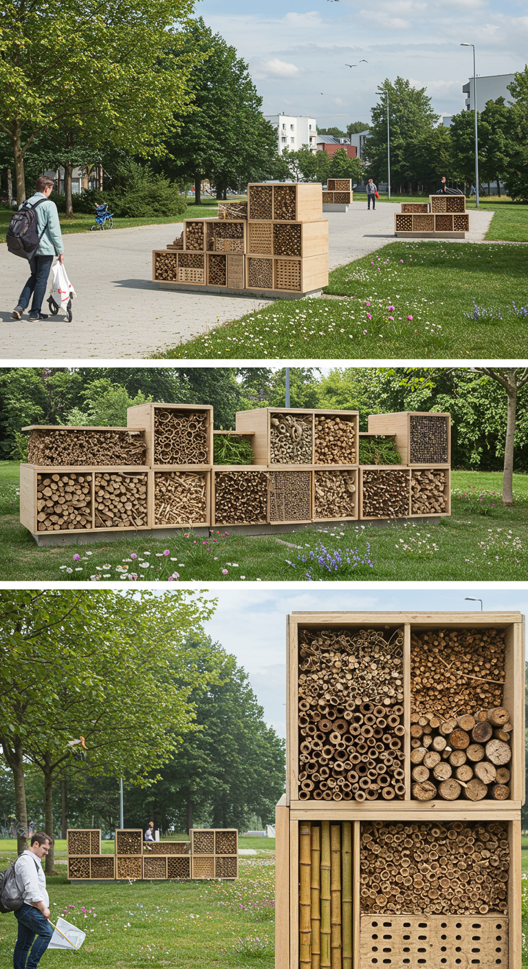 Modulares Insektenhotel flexibel