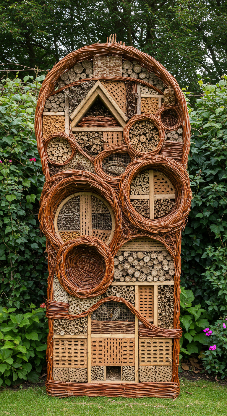 Weiden Insektenhotel Natur