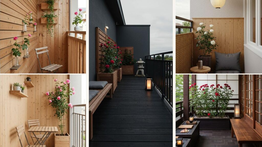 20_ruhige_Balkonideen_im_Japandi_Stil_mit_viele_Rosen___Holz