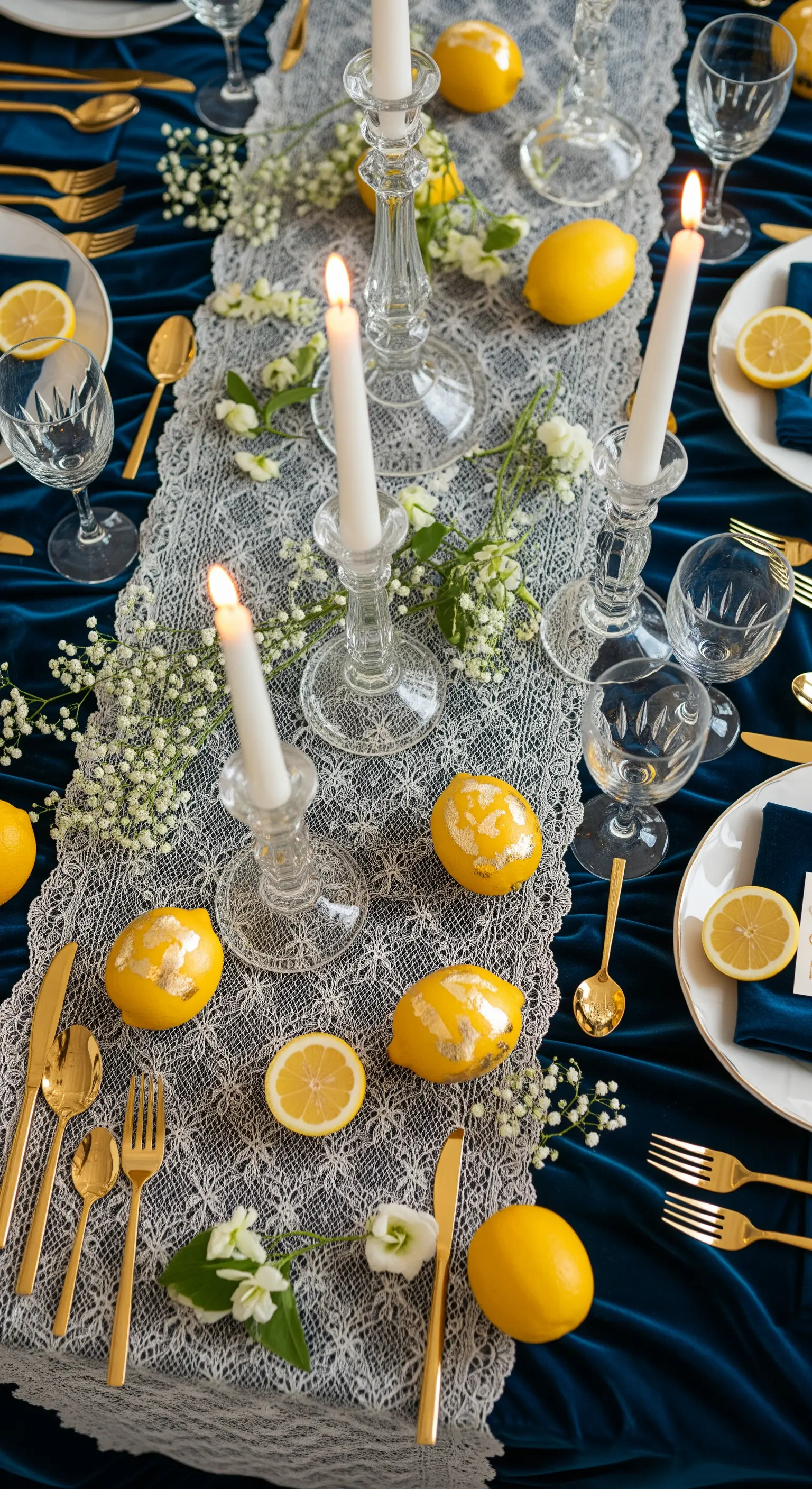 Niedriger Tisch unter Lampions mit Teppichen und Kissen