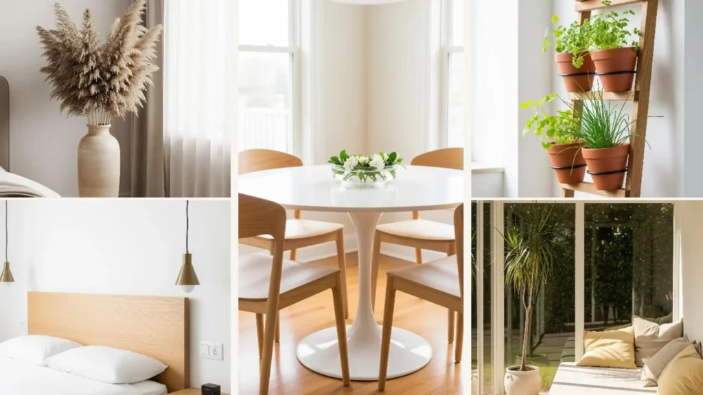 Inspirierende minimalistische Sommer-Home-Makeover-Ideen mit modernen Möbeln und frischer Deko für ein luftiges Zuhause.