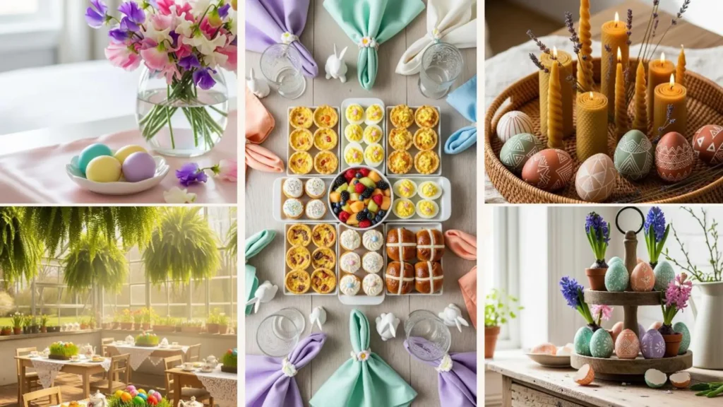 Farbenfrohe Osterideen für eine fröhliche Frühjahrsdeko: Bunte Eier, Blumen & festlich gedeckte Tische.