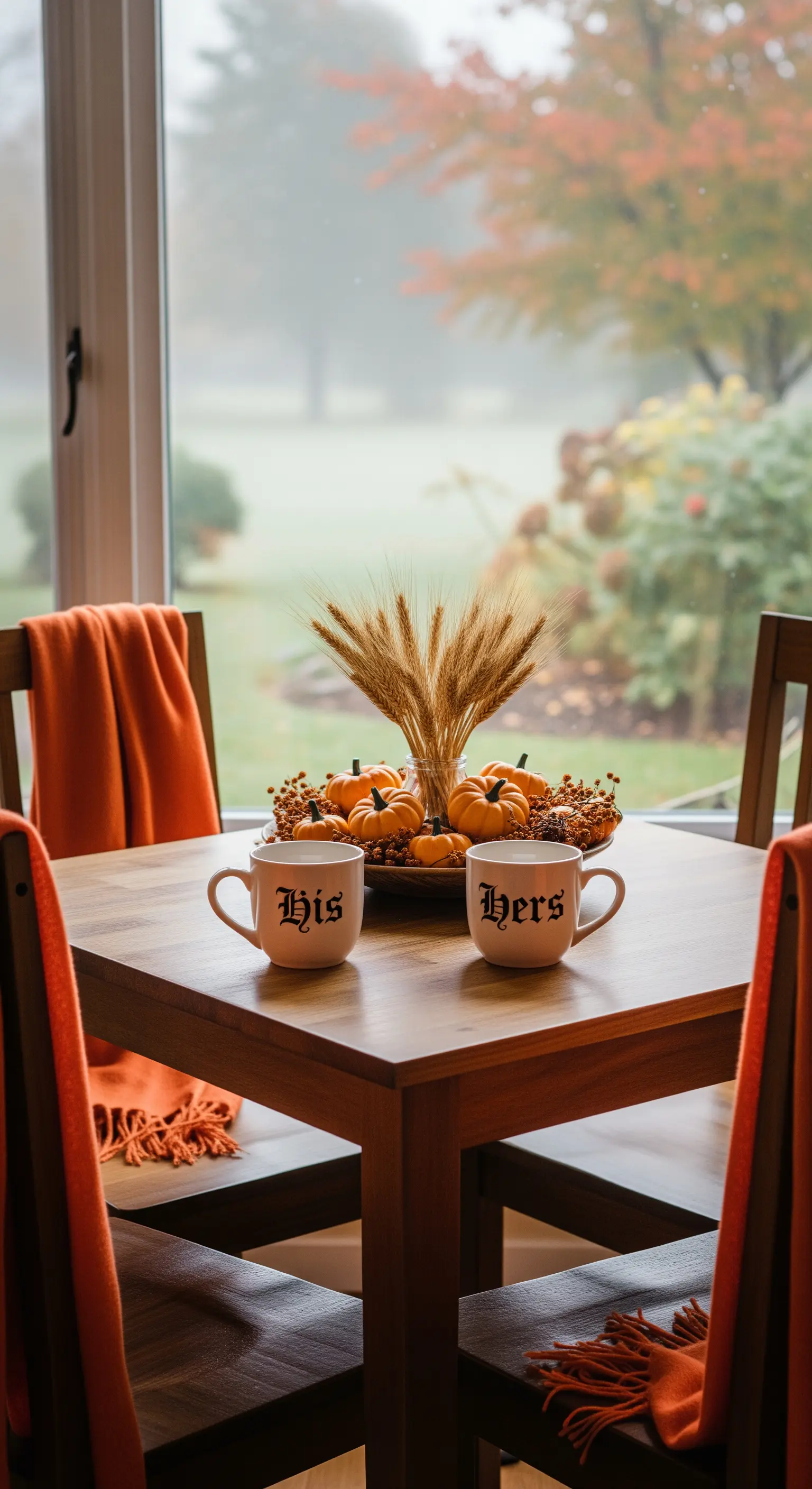 Frühstückstisch für zwei mit