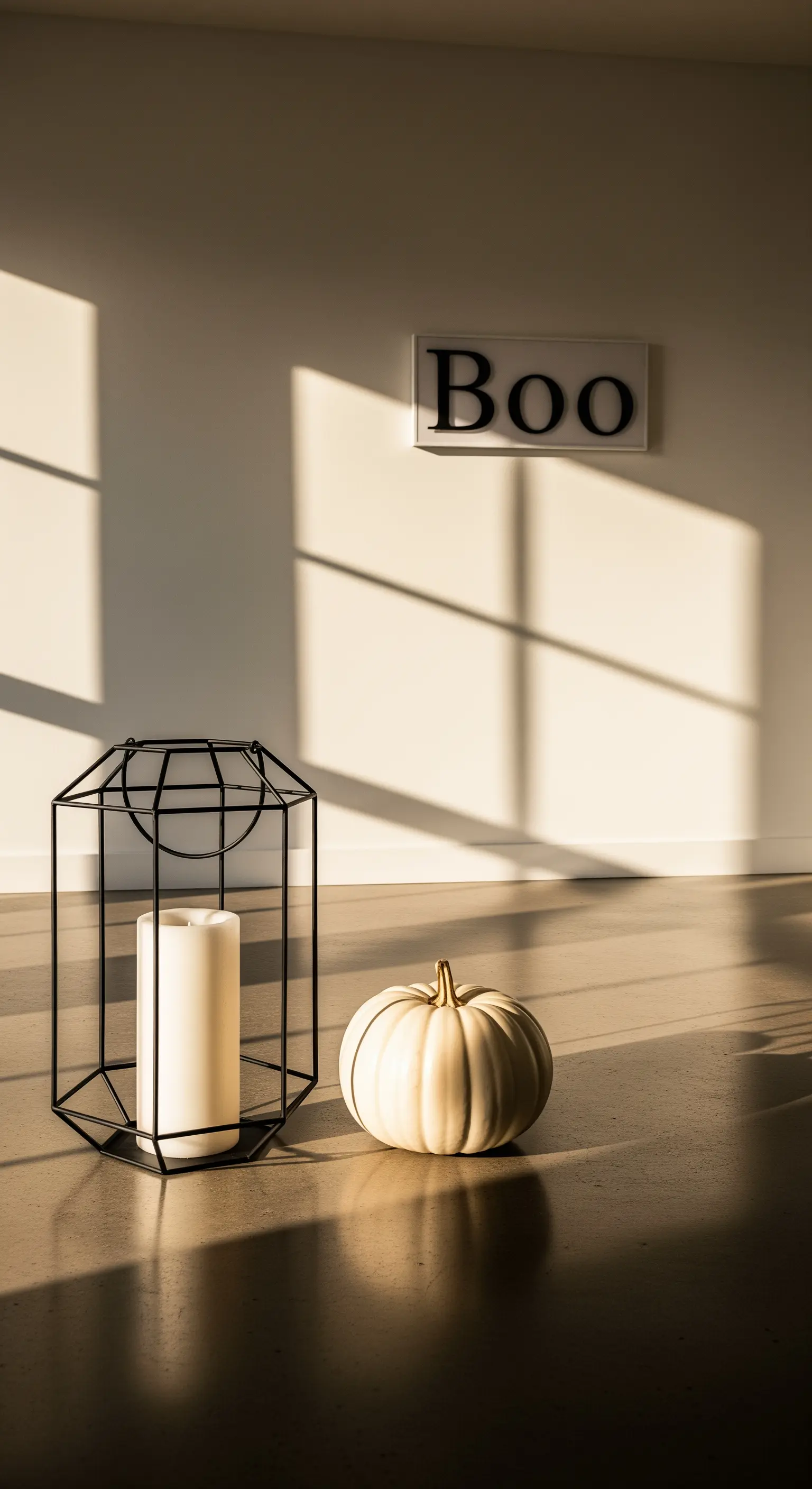 Minimalistische Halloween-Deko: 