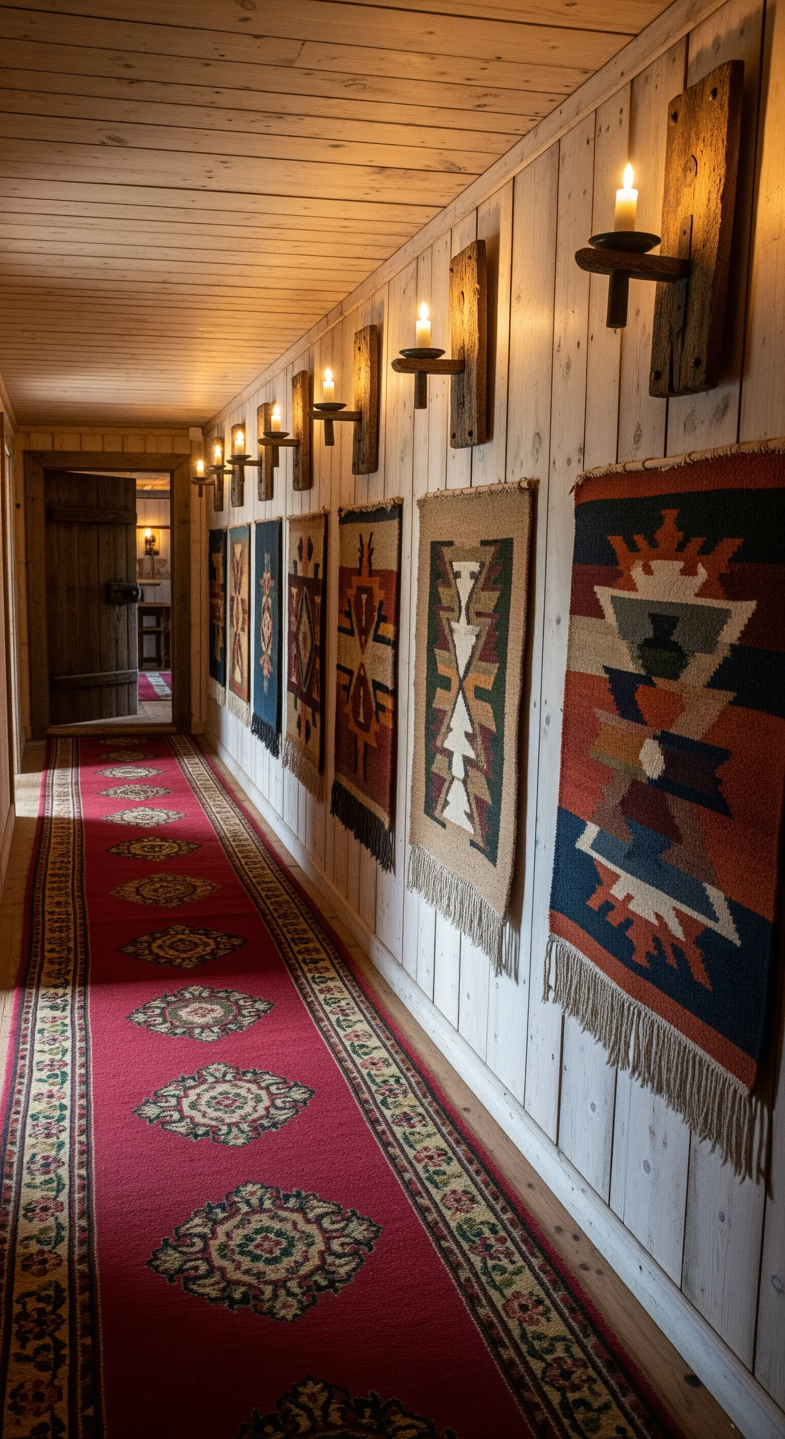 Flur, Läufer, Wandteppiche, Kerzen-Wandleuchten