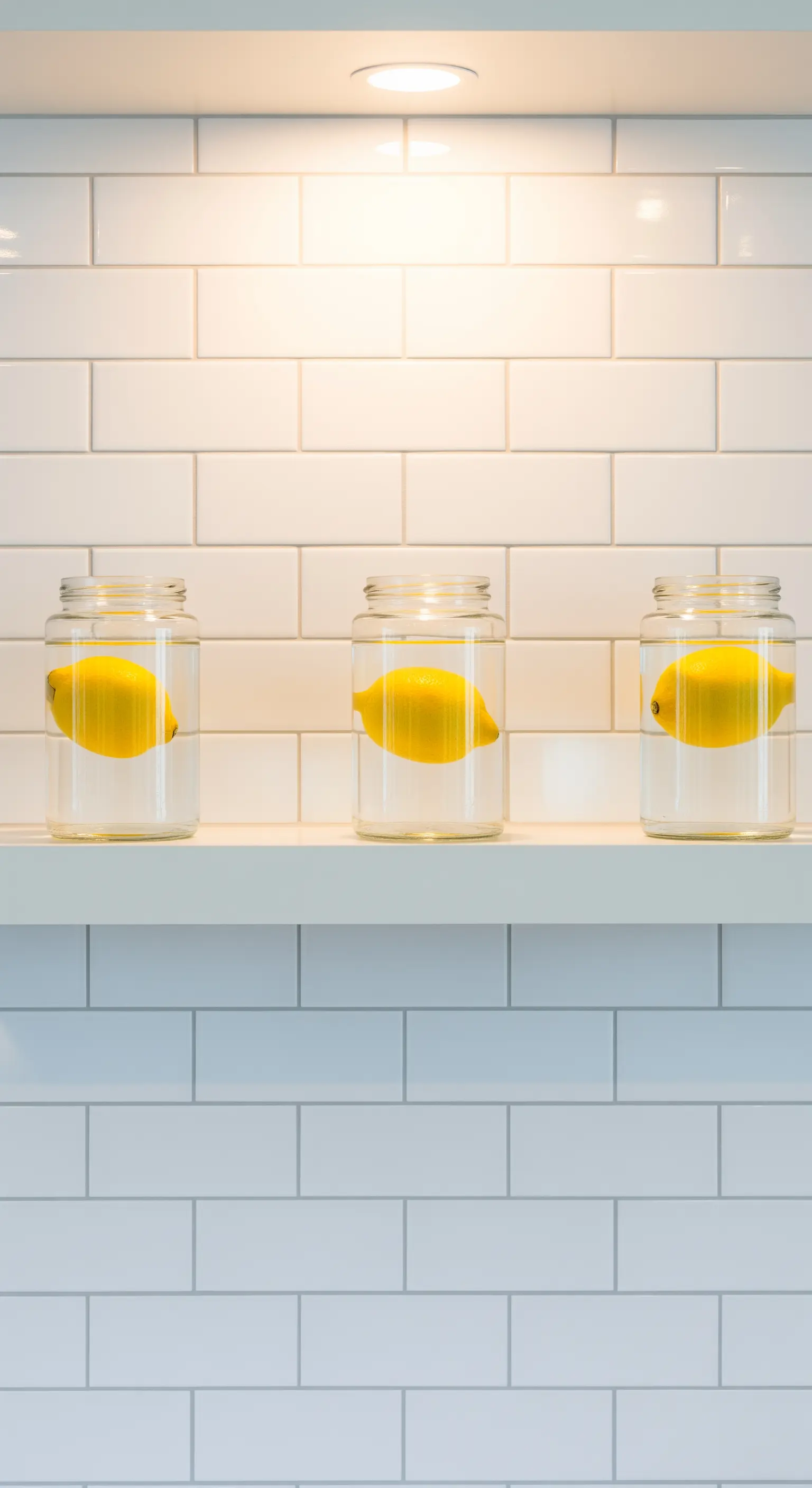 Einmachgläser mit Zitronen