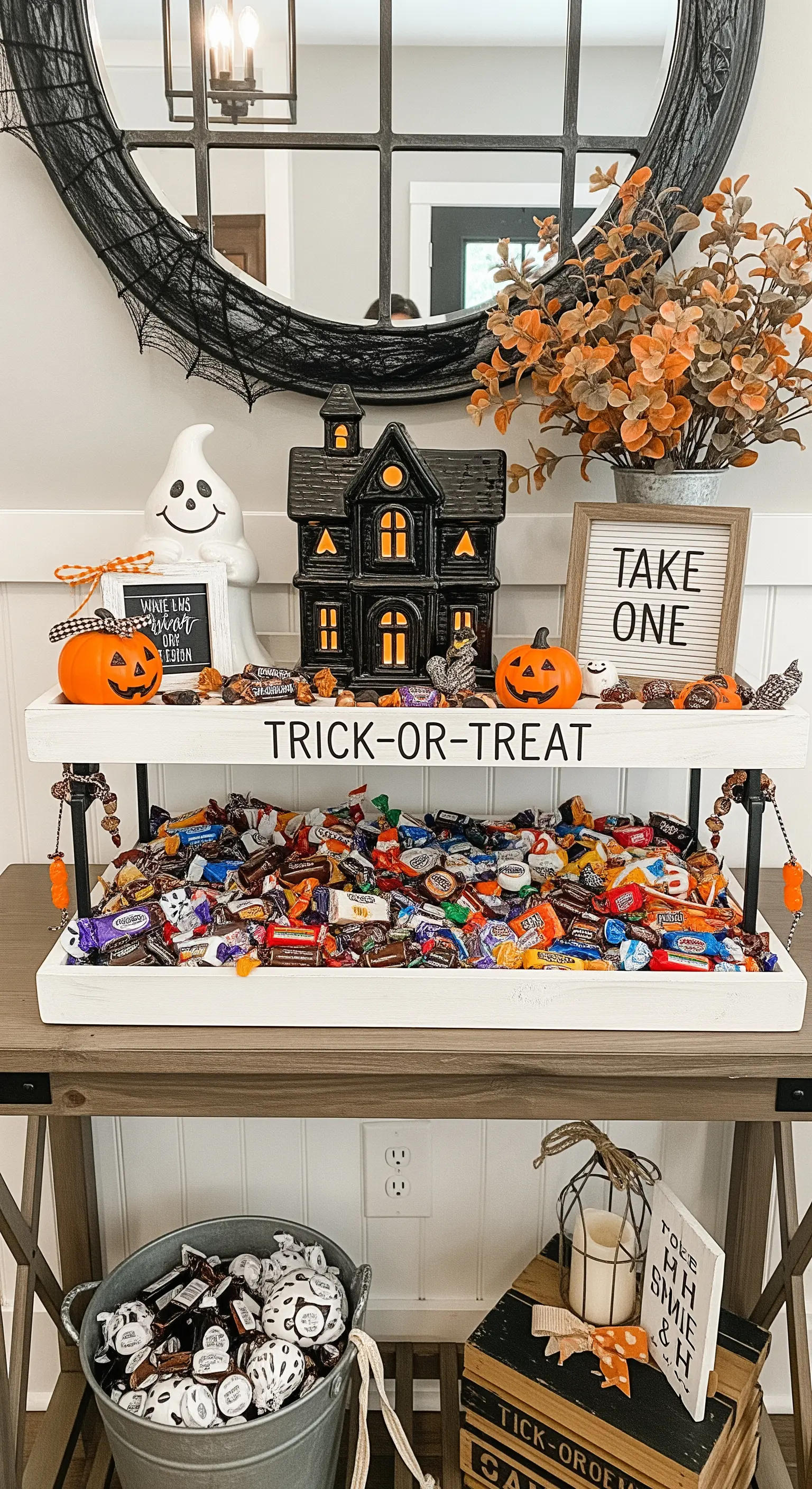 Halloween-Etagere als 
